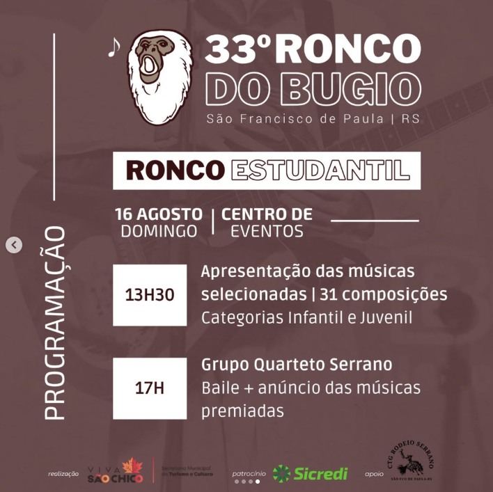 33º Festival Ronco do Bugio em São Chico