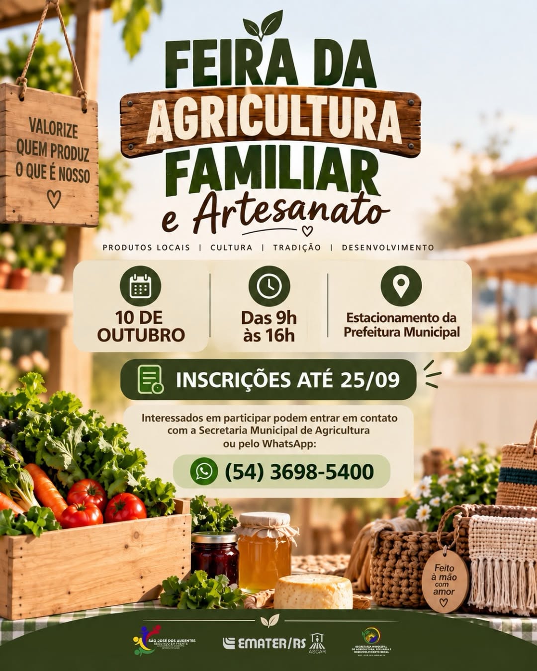 Feira da Agricultura Familiar e Artesanato São José dos Ausentes