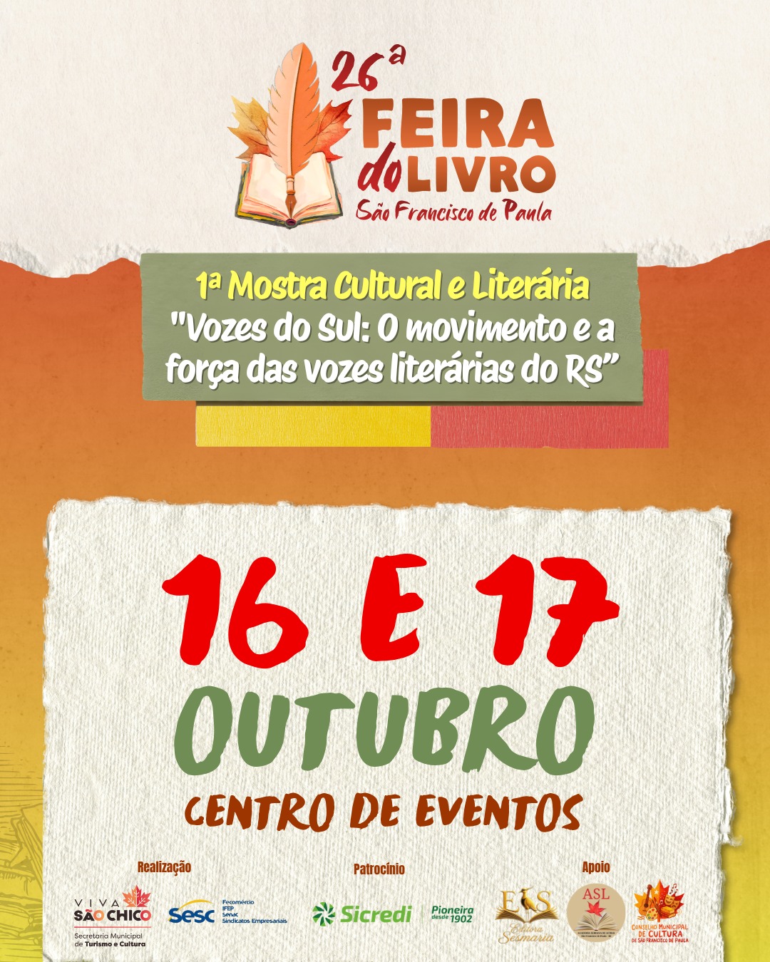 26ª Feira do Livro em São Chico